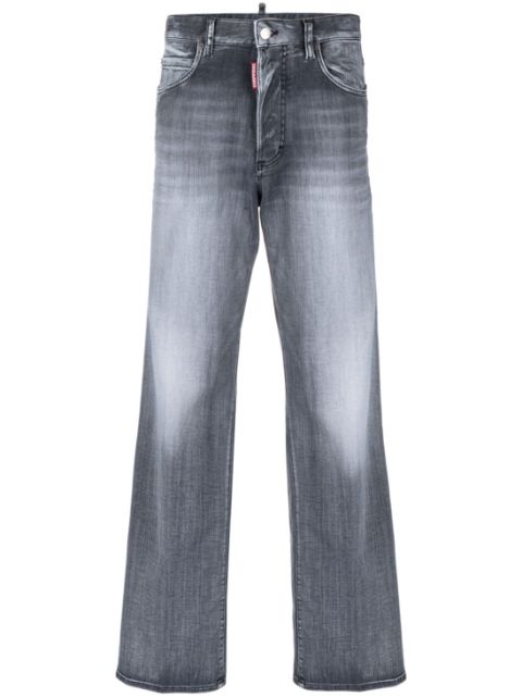 DSQUARED2 high-rise straight-leg jeans Women