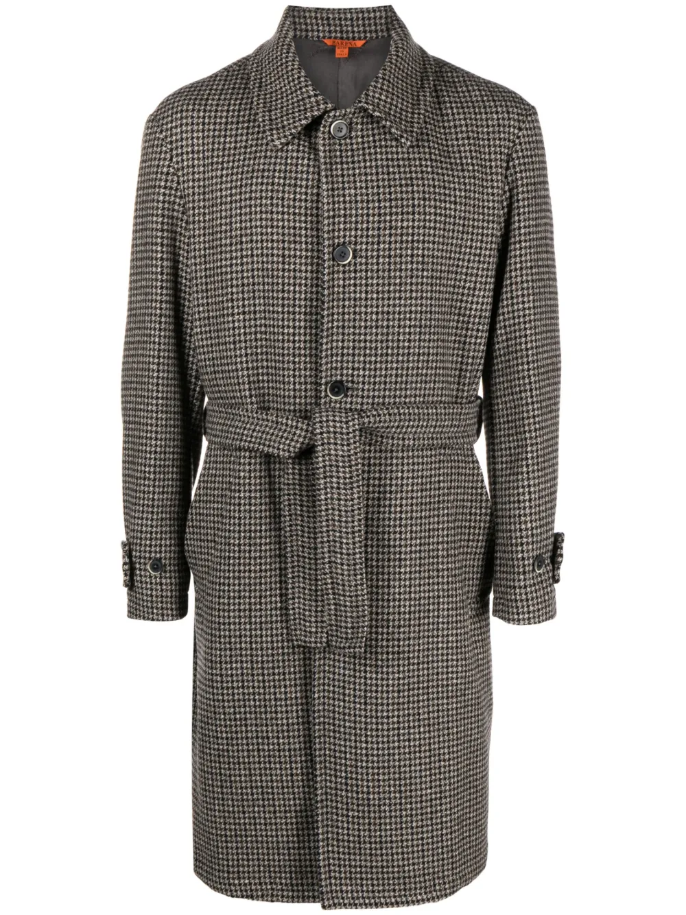 Mens houndstooth hotsell trench coat