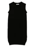 MSGM Kids sleeveless tricot-knit dress - Black