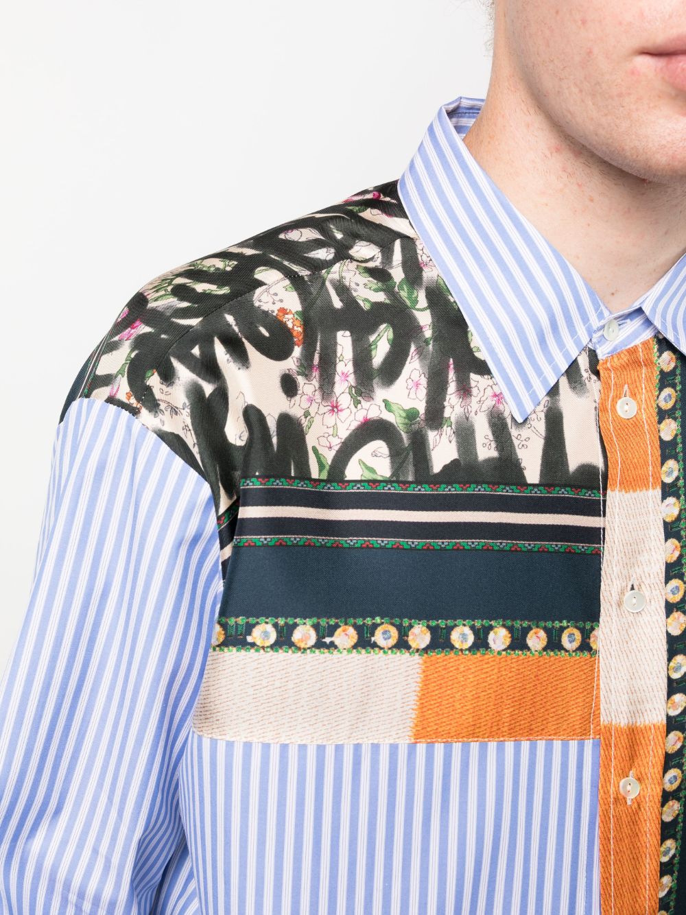 Pierre-Louis Mascia INTEGMOS shirt with multicolor print – LECLAIREUR