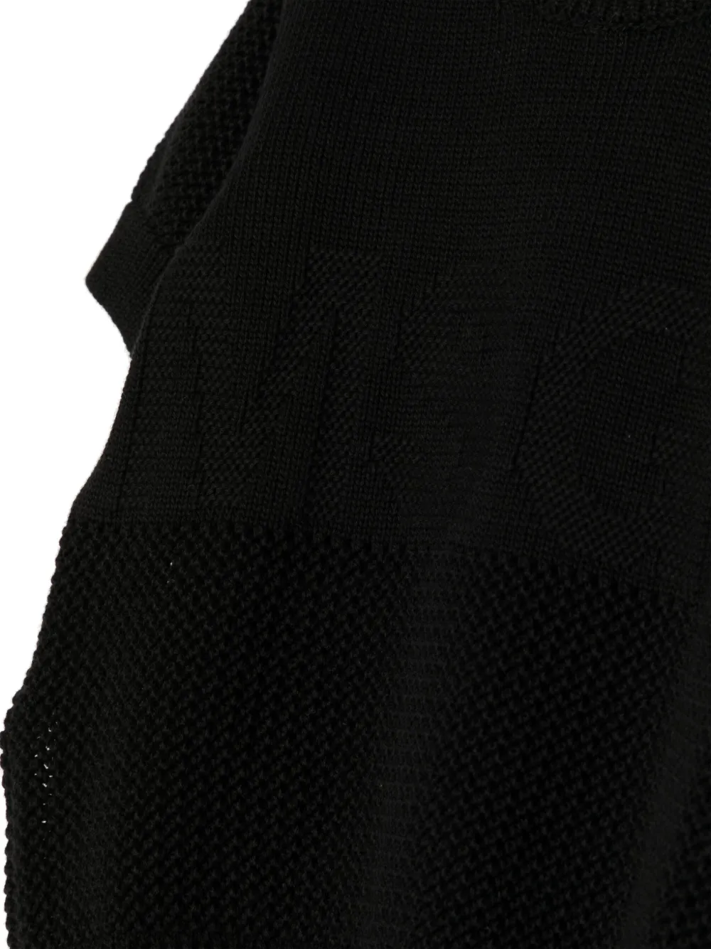  Msgm Kids Tricot-knit Short-sleeve Top - Black 