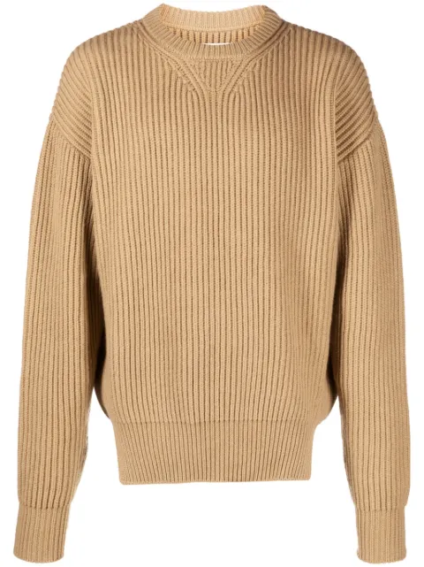 Jil Sander crew-neck ribbed-knit jumper