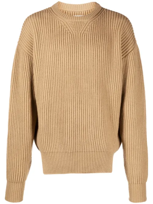 Pull en maille nervurée à col rond - Jil Sander - Modalova