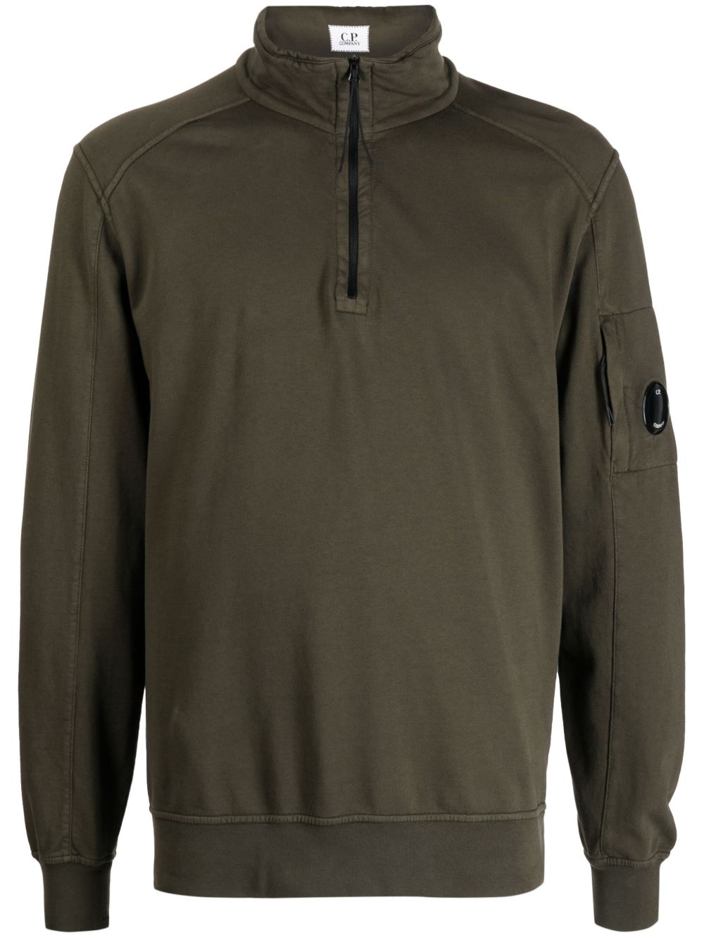 Cp company half 2025 zip lens sweatshirt