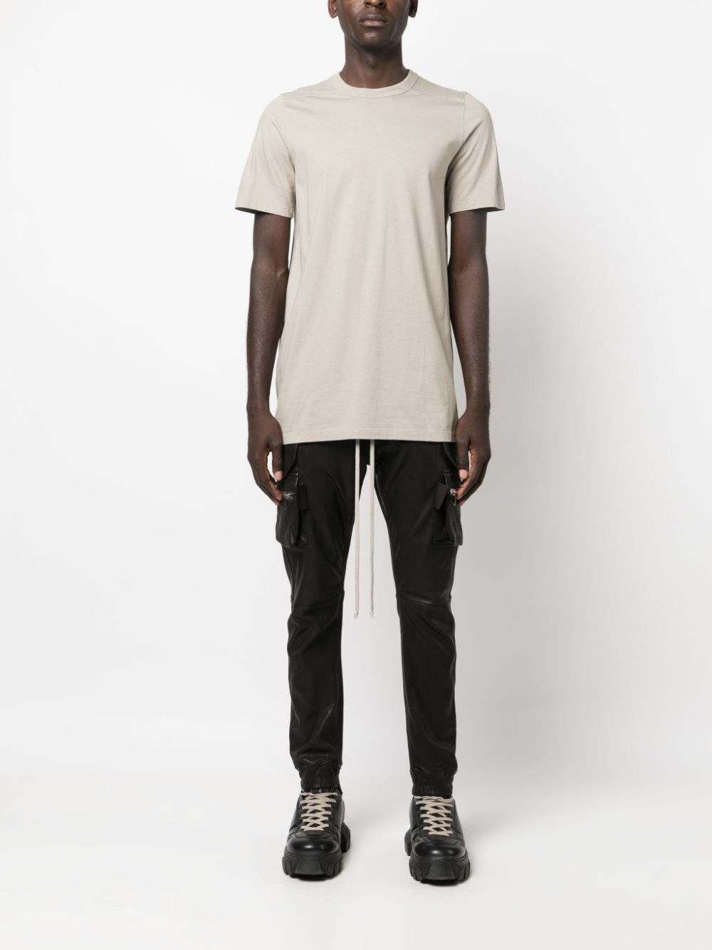 Rick Owens T-shirt met ronde hals - Grijs