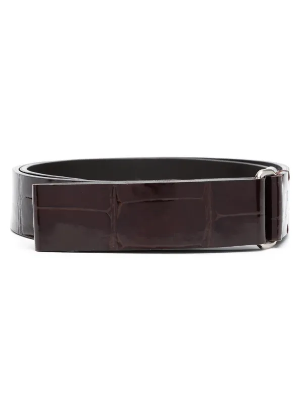 Gianfranco Ferre Croc Leather Belt made in Italy Gianfranco Ferre | Accessories | Gianfranco Ferre Croc  main image 4
