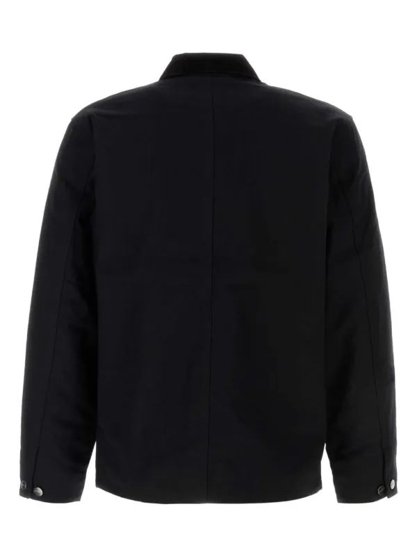 Carhartt WIP Michigan スナップボタン シャツジャケット | ブラック