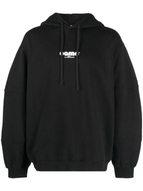 OAMC logo-patch cotton hoodie