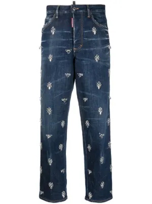 パンツ DSQUARED2 Jennifer Jean S72LB0436 S30685 DSQUARED2 Jennifer Jeans | Black | FARFETCH