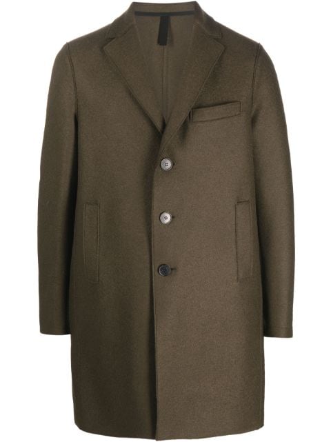 Harris Wharf London single-breasted virgin-wool coat