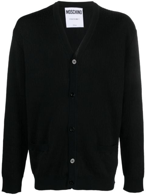 Moschino button-up virgin wool cardigan