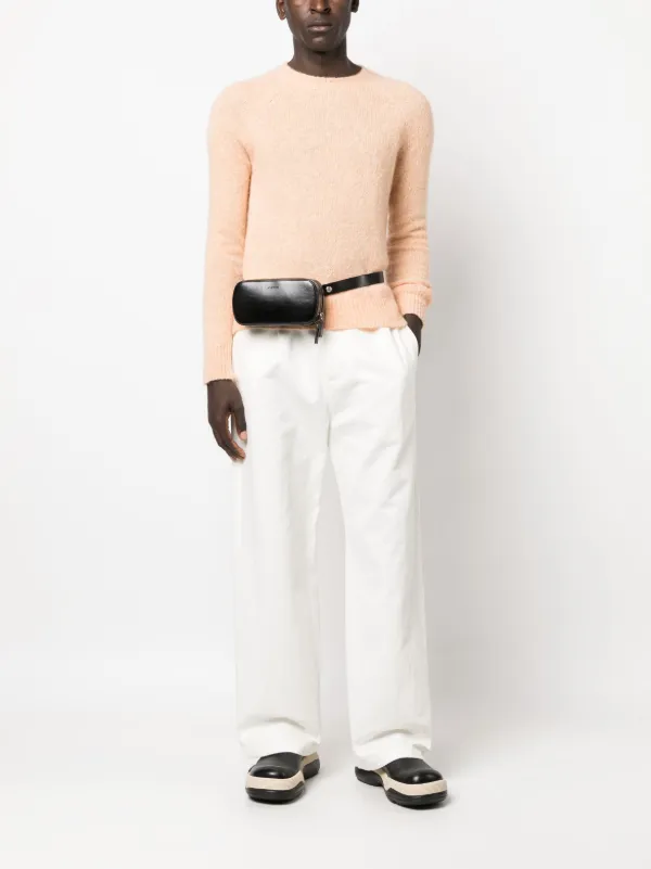 Jil Sander logo-debossed Leather Belt Bag | Black | FARFETCH