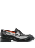 Santoni Alfie round-toe loafers - Black