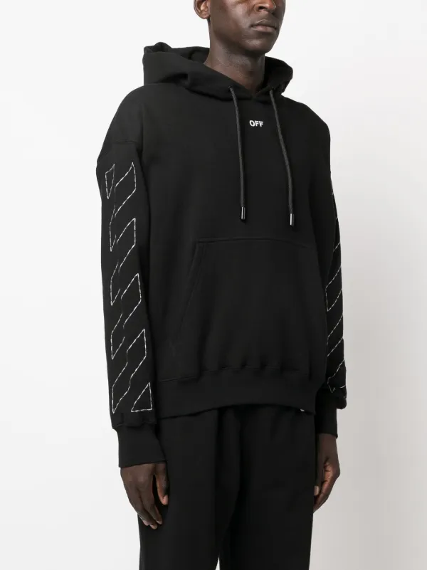 Off white store diag arrows hoodie