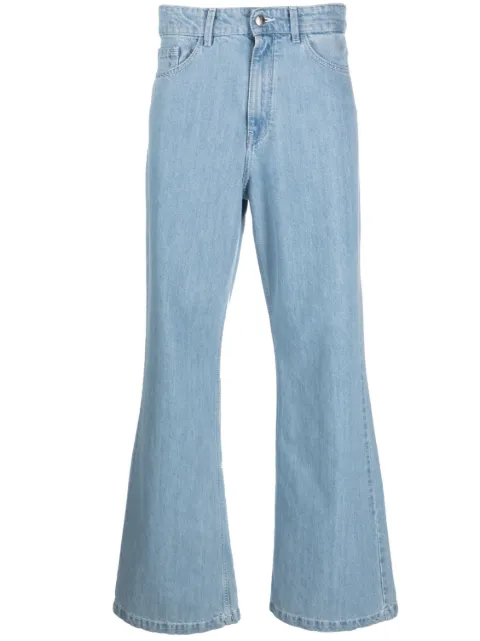 Société Anonyme Mark wide-leg cotton jeans