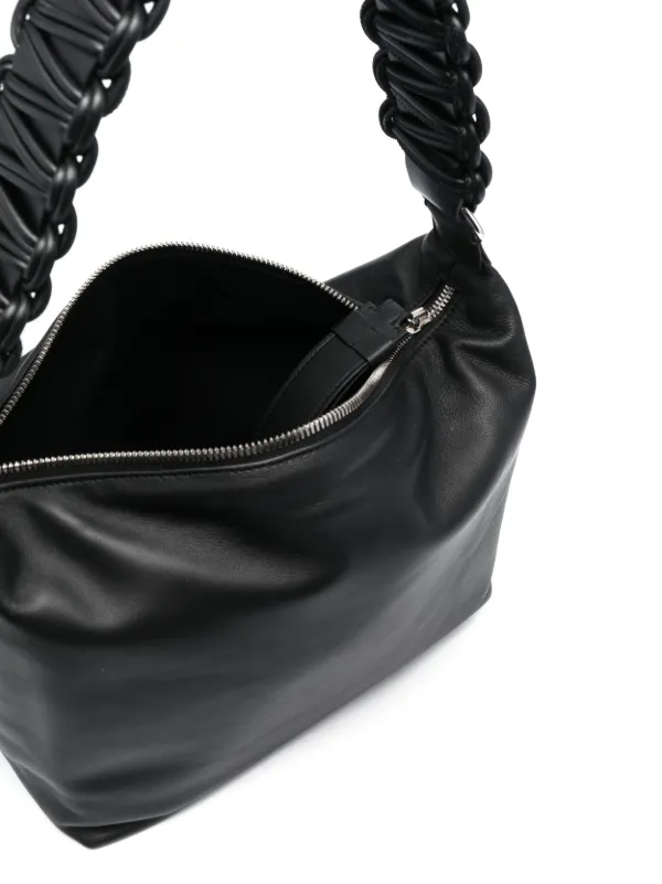 Kara leather bucket bag store