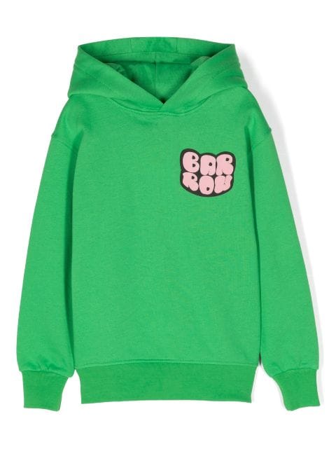 Barrow kids logo-print cotton hoodie 