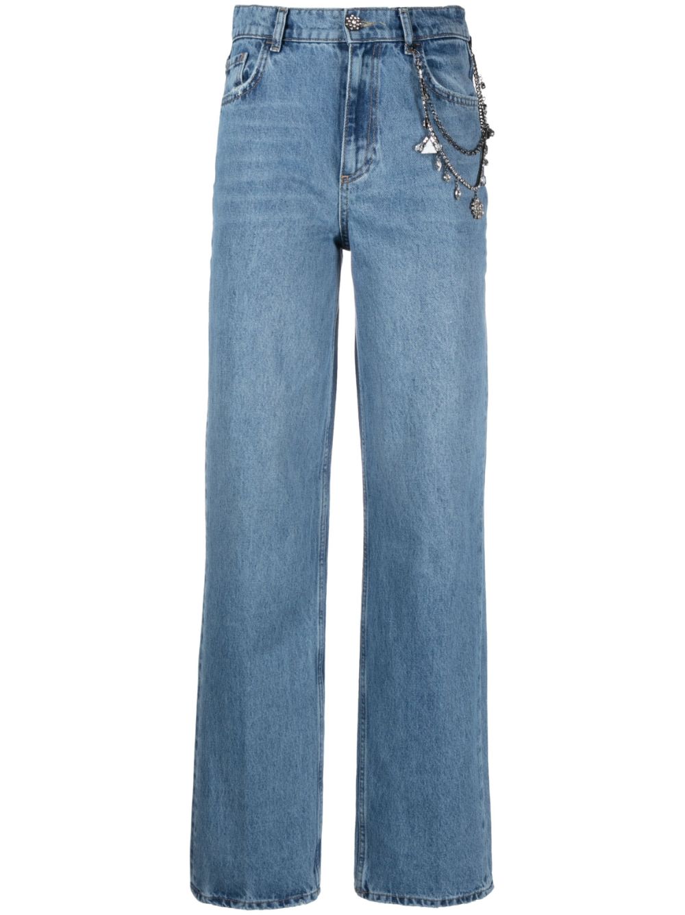 Image 1 of LIU JO high-waist straight-leg jeans