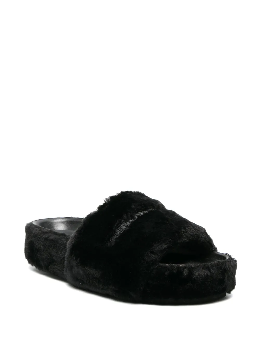 Cheap Stella McCartney faux-fur moulded-footbed slippers Women