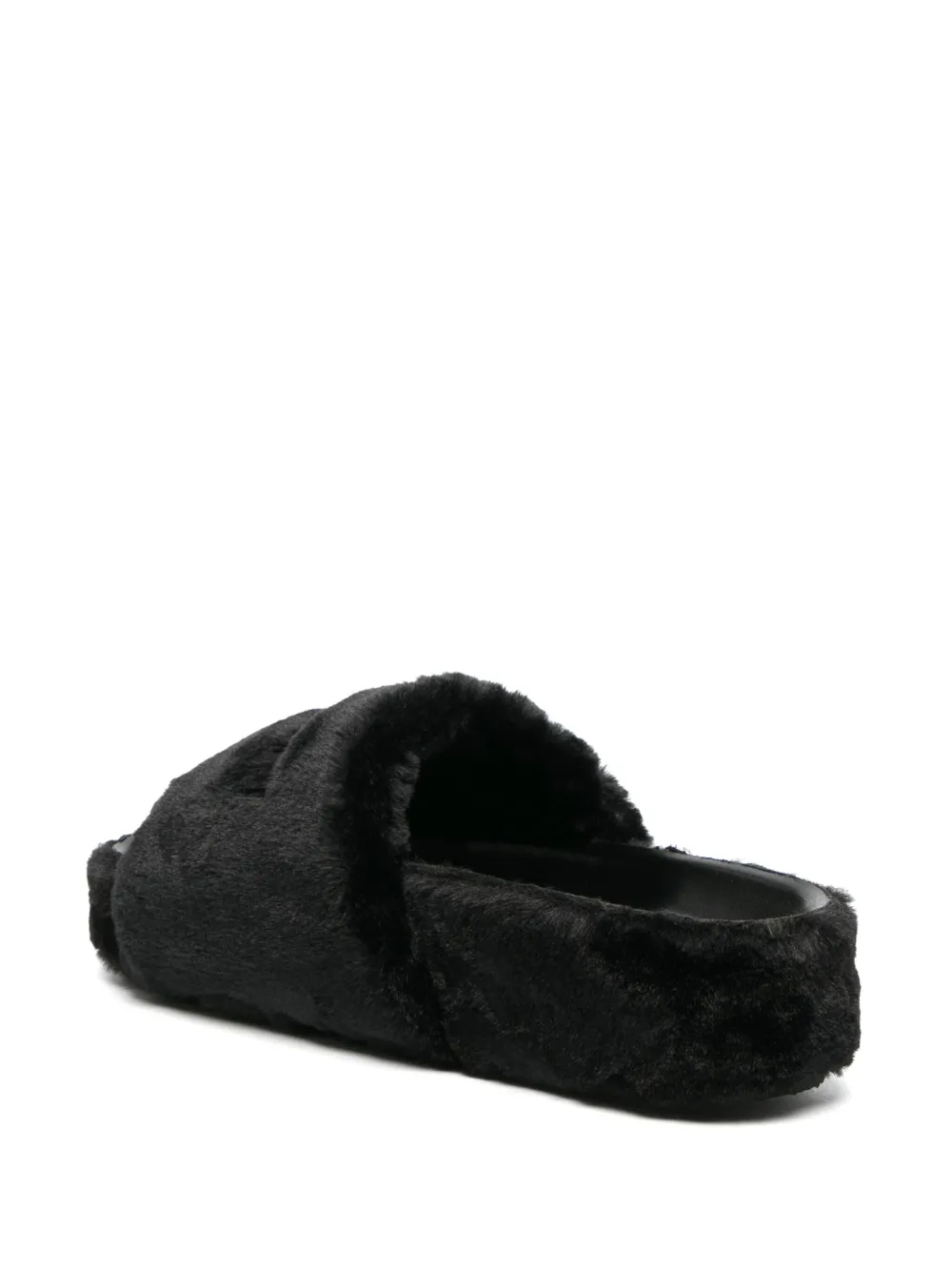 Cheap Stella McCartney faux-fur moulded-footbed slippers Women