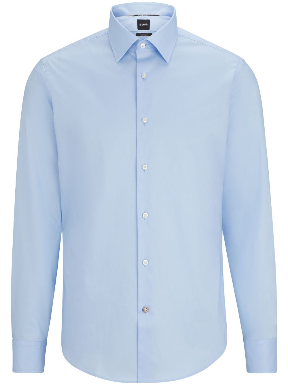 BOSS button-up cotton shirt - Blue