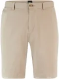 BOSS cotton-blend gabardine shorts - Neutrals