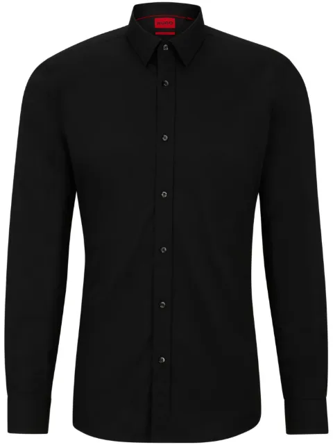 HUGO slim-fit poplin shirt