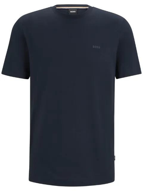 BOSS logo-print cotton T-shirt