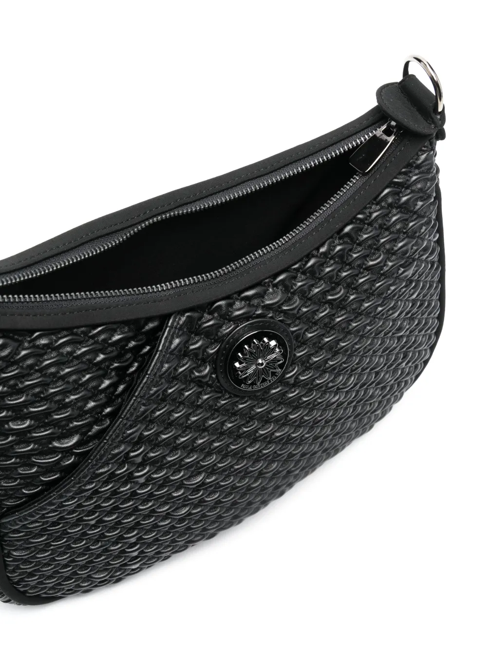 Paula Canovas del Vas logo-plaque leather shoulder bag | Smart Closet