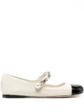 Miu Miu chain-link detail shoes - Neutrals