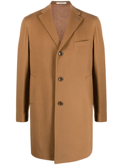 Tagliatore single-breasted wool-blend coat