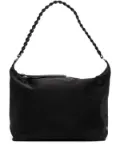 Kara Lattice braided-strap tote bag - Black