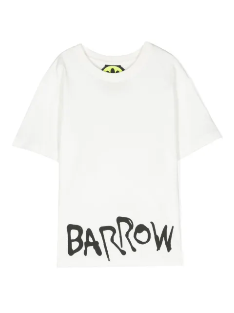 Barrow kids logo-print cotton T-shirt