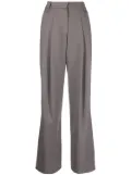 Low Classic pleated high-waist trousers - Grey