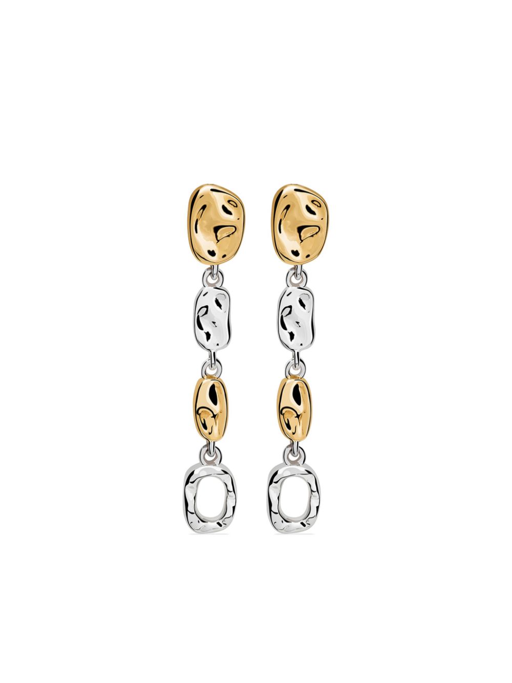 Caminos 23kt gold vermeil drop earrings