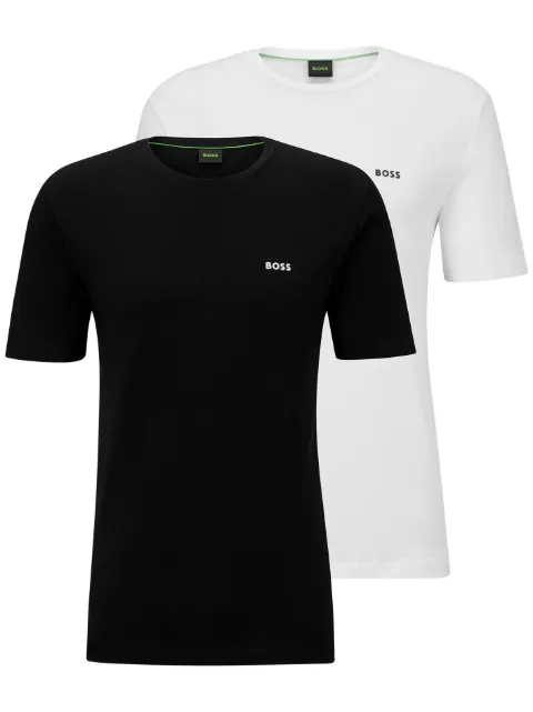 BOSS pack de dos playeras con logo estampado