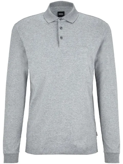 BOSS Poloshirt mit Logo-Stickerei