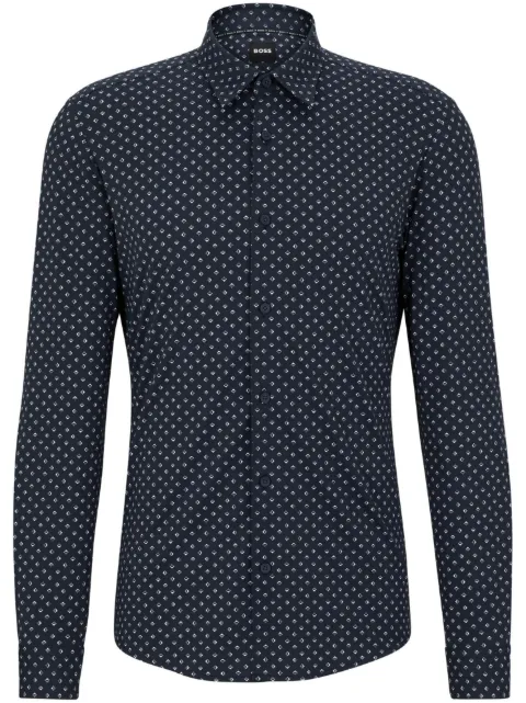 BOSS Camisa Roan Kent com estampa