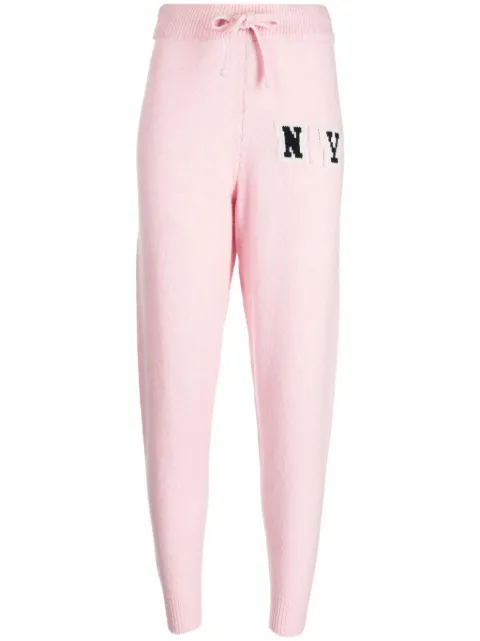 Joshua Sanders pants tapered tejidos en intarsia