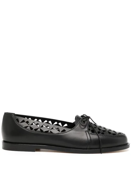 Mocassins Delirium à découpes - Manolo Blahnik - Modalova