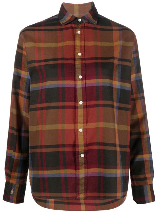 Polo Ralph Lauren plaid-check Pattern Cotton Shirt - Farfetch