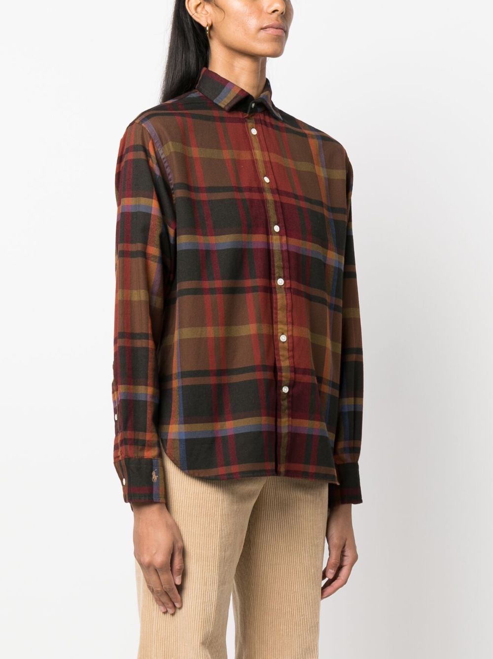 Polo Ralph Lauren plaid-check pattern cotton shirt Women