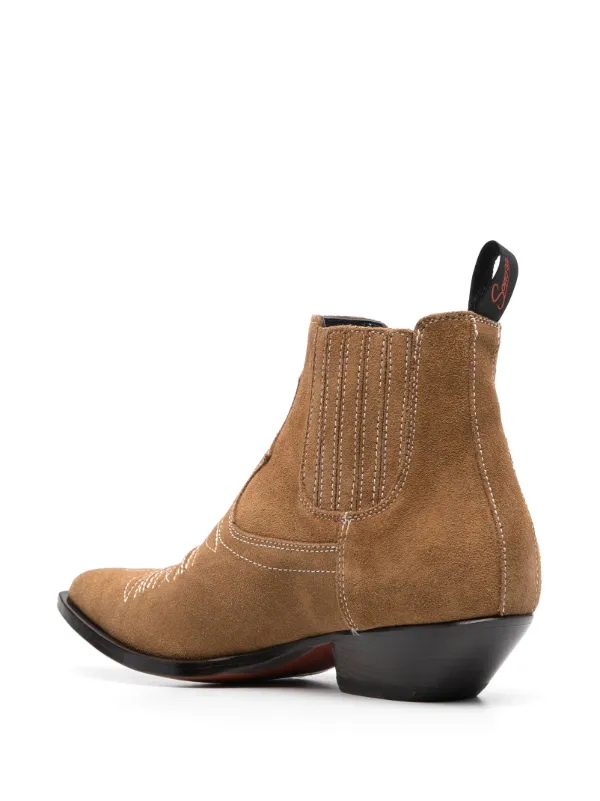 Boots discount sandro camel