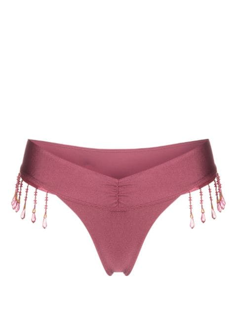 Frankies Bikinis bead-embellished bikini bottoms 