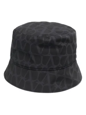 Toile Iconographe Nylon Bucket Hat for Man in Ebony