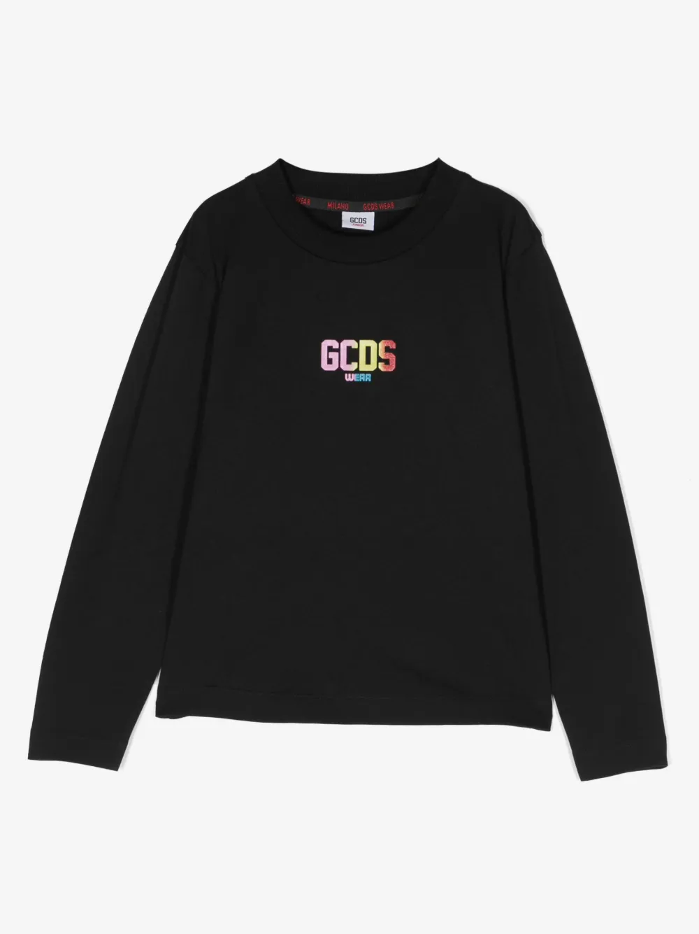 Gcds Kids 로고 프린트 면 티셔츠