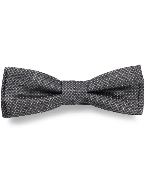 BOSS Gravata borboleta de jacquard em seda