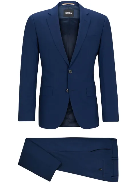 BOSS Terno slim de lã