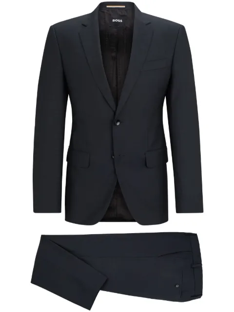 BOSS Terno slim de lã