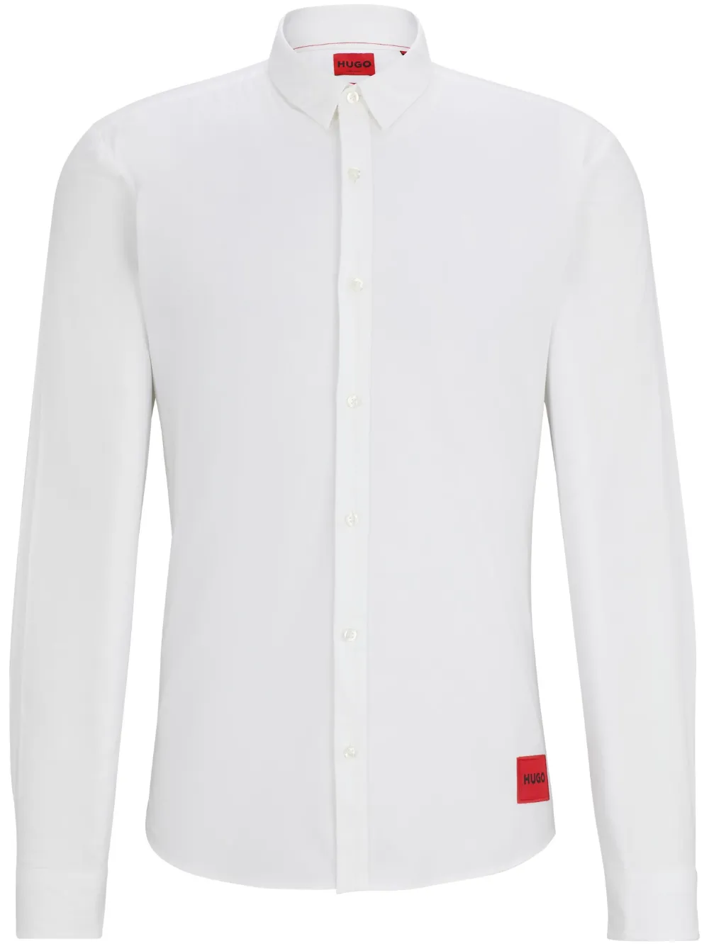 HUGO Camisa com aplicação de logo | Branco | Image 1